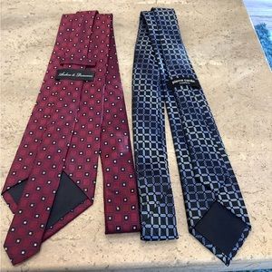 Pierre Cardin Modern & Andrea & Domenni silk necktie bundle.